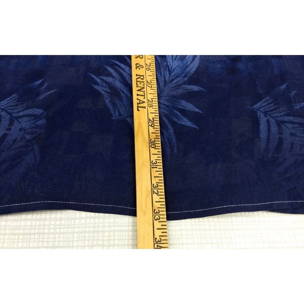 Tasso Elba Island Ombre Shirt Men XXL Rayon Button Up Blue Hawaiian 2XL NWT READ - Picture 15 of 16